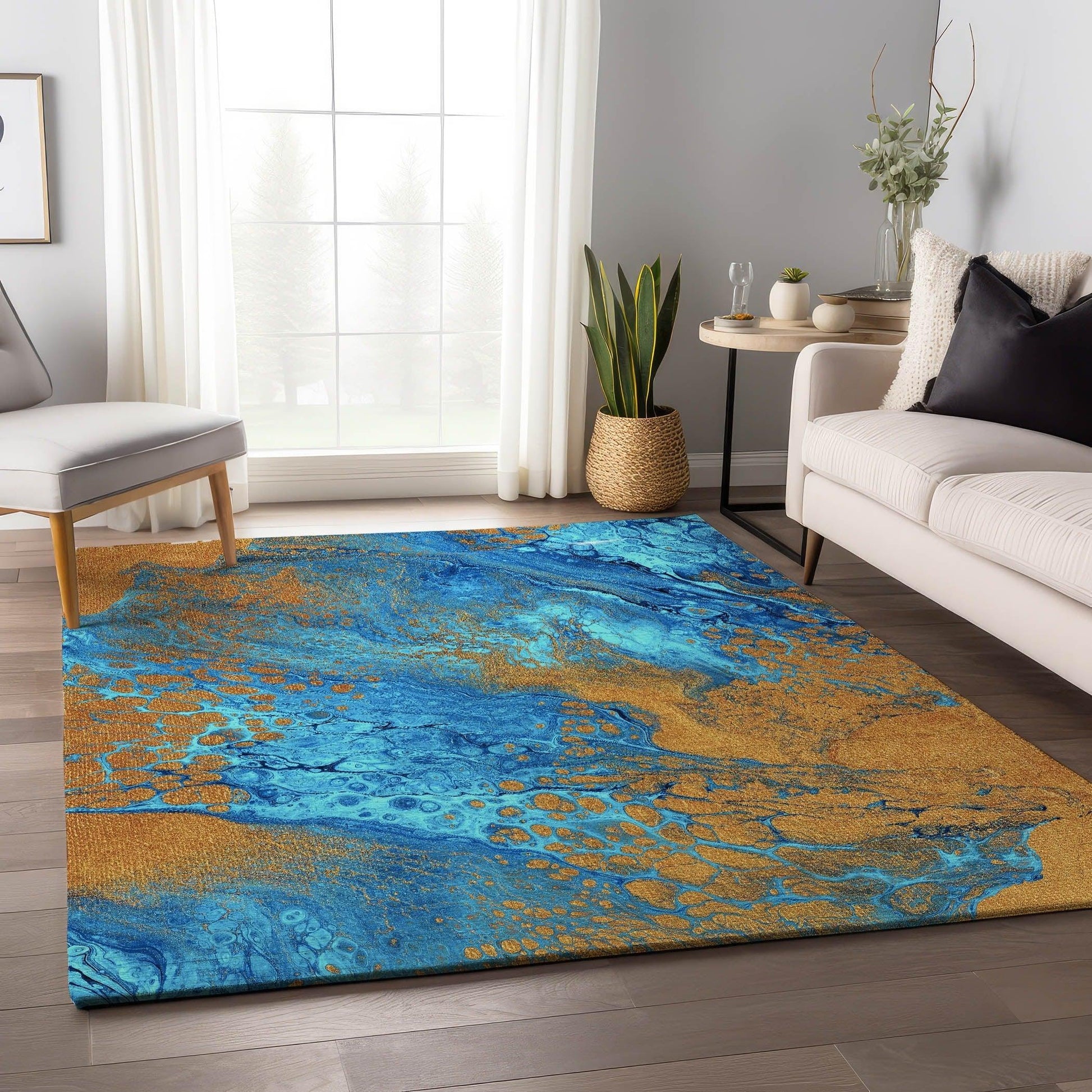 Premium Washable Super Soft Abstract Contemporary Mayfield Rug - JNR Products