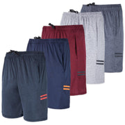 Real Essentials 5 Pack: Men's Dry-Fit Sweat Resistant Active Athletic Performance - JNR Products