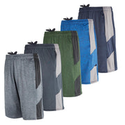 Real Essentials 5 Pack: Men's Dry-Fit Sweat Resistant Active Athletic Performance - JNR Products