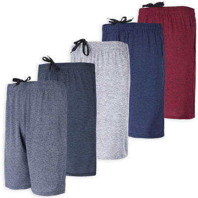 Real Essentials 5 Pack: Men's Dry-Fit Sweat Resistant Active Athletic Performance - JNR Products