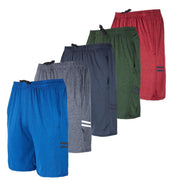 Real Essentials 5 Pack: Men's Dry-Fit Sweat Resistant Active Athletic Performance - JNR Products