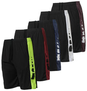 Real Essentials 5 Pack: Men's Dry-Fit Sweat Resistant Active Athletic Performance - JNR Products