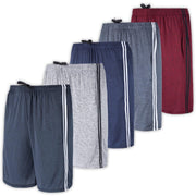 Real Essentials 5 Pack: Men's Dry-Fit Sweat Resistant Active Athletic Performance - JNR Products