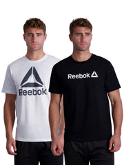 Reebok Men's Graphic Performance Tee, 2-Pack, Up to Size 3XL - JNR Products