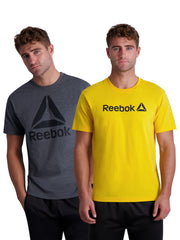 Reebok Men's Graphic Performance Tee, 2-Pack, Up to Size 3XL - JNR Products