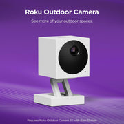 Roku Smart Home Outdoor Camera Battery-Powered Wi-Fi®-Enabled Add-on Wi-Fi®-Connected Wireless Security Surveillance Camera with Motion Detection, Base Station Not Included - JNR Products