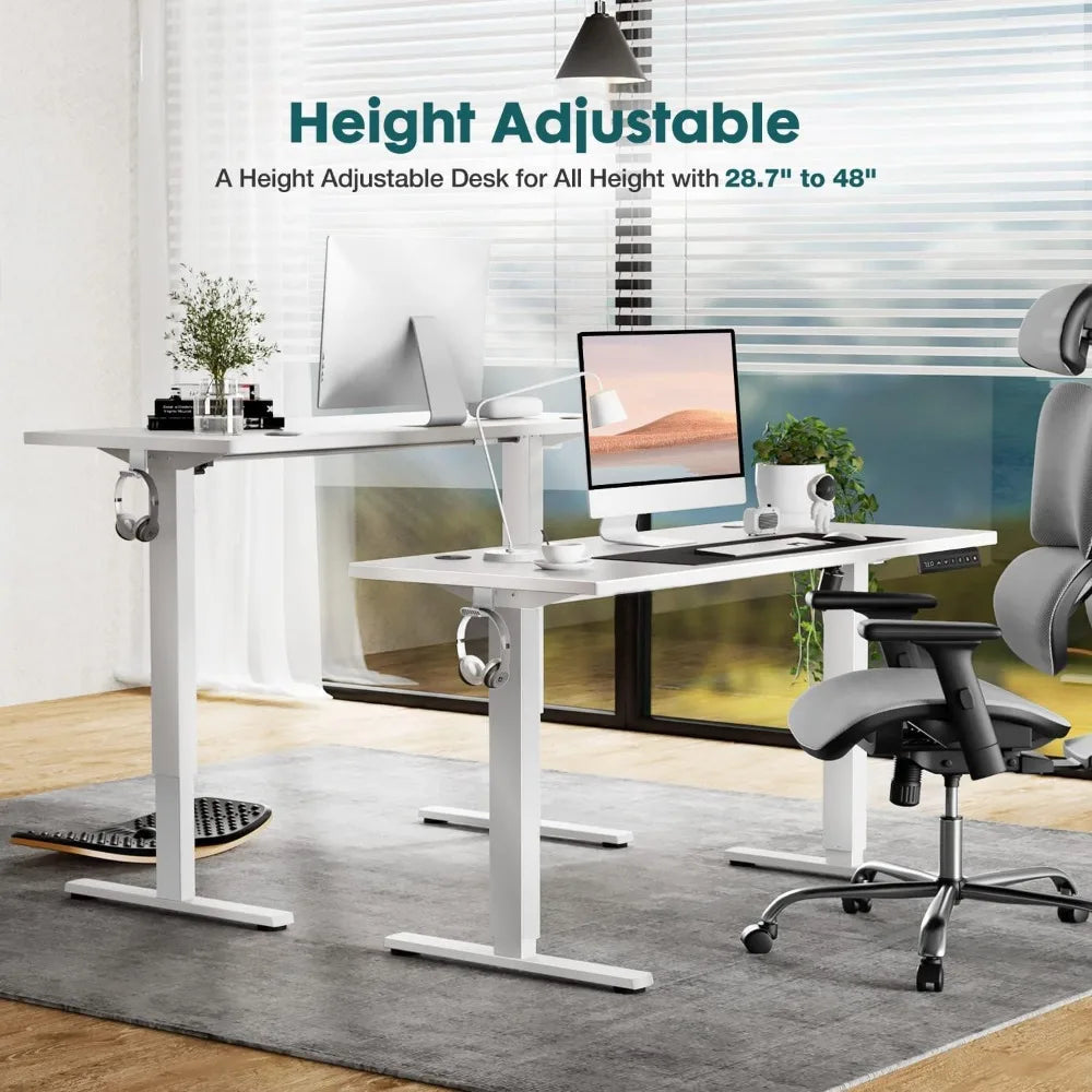 Standing Desk, Adjustable Height Electric Sit Stand Up Down