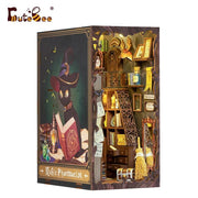 Puzzle 3D DIY Book Nook Kit with Touch Light Secret Rhythm Model Building - JNR Products