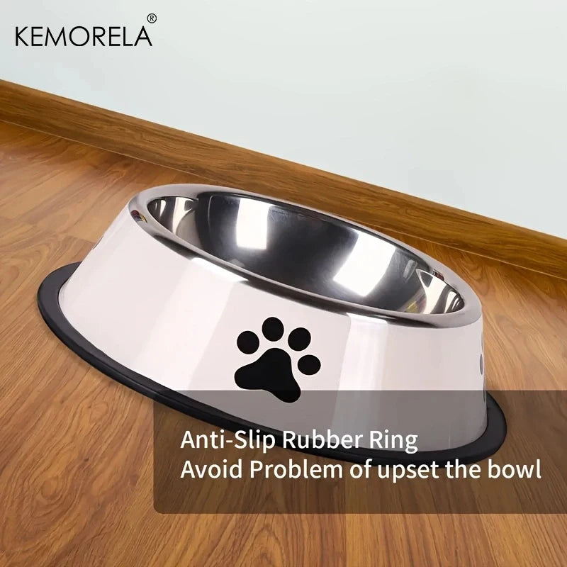 Stainless Steel Pet Dog Bowl Food Storage Container Dog Food Bowl