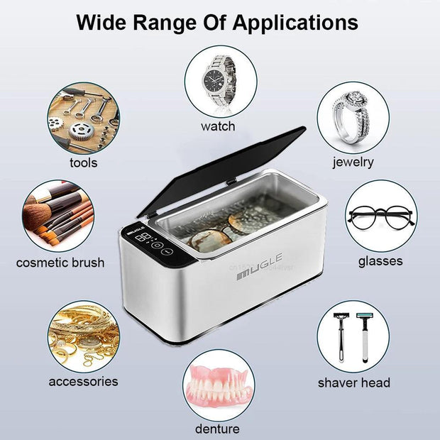 Ultrasonic Cleaner 35W Ultrasonic Glasses Jewelry Cleaner 500ML Ultrasonic Cleaning Machine Ultrasound Washing Bath For Glasses - JNR Products