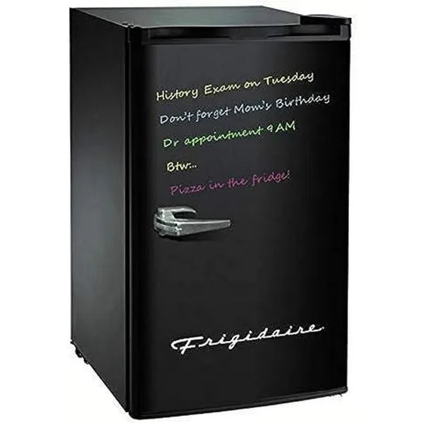 FRIGIDAIRE EFR331-BLACK 3.2 Cu ft Eraser Board Mini Compact Dorm Fridge (Black)