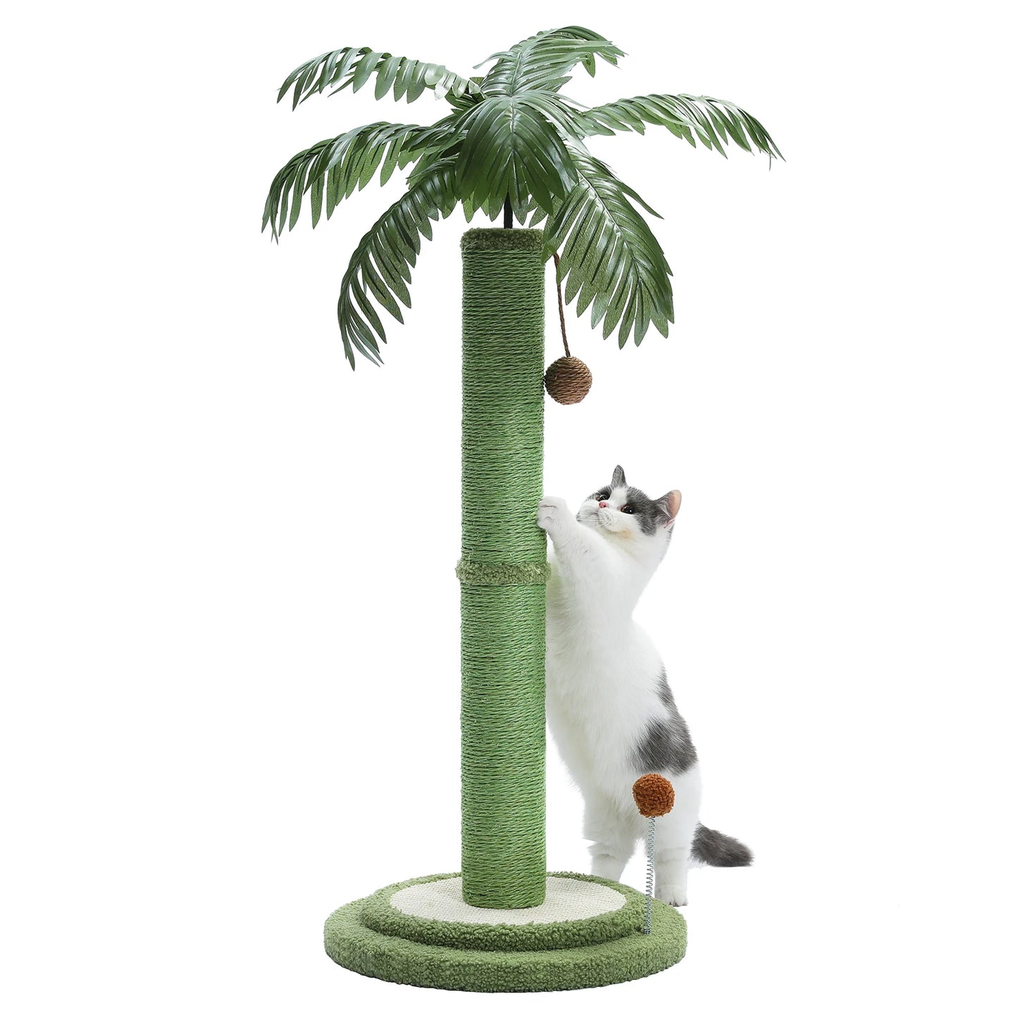 Covered Kitten Scratch Posts for Indoor Cats