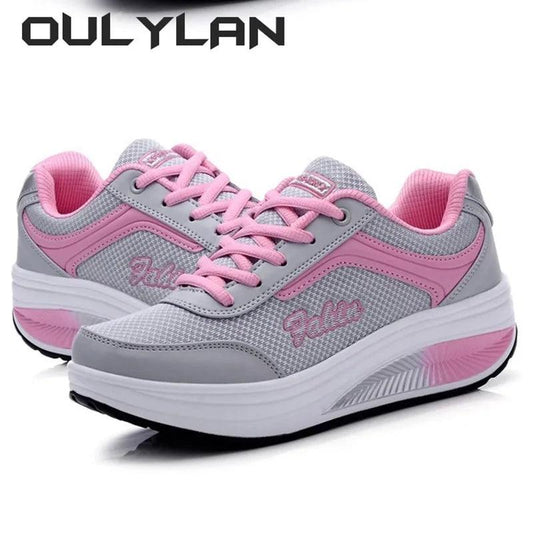 Oulylan Women Sneakers Shoes WomenVulcanizedShoes High Quality FlatsShoes WomenWalking Blatform Plus Size Zapatillas Mujer