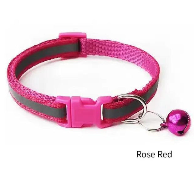 Pet Products Pet Reflective Patch Collar Cats Collar Bell Collars Pet Luminous Collars - JNR Products