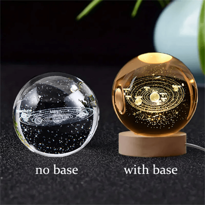 Engraved Solar System Globe Astronomy Birthday Gift Home Desktop Decoration - JNR Products