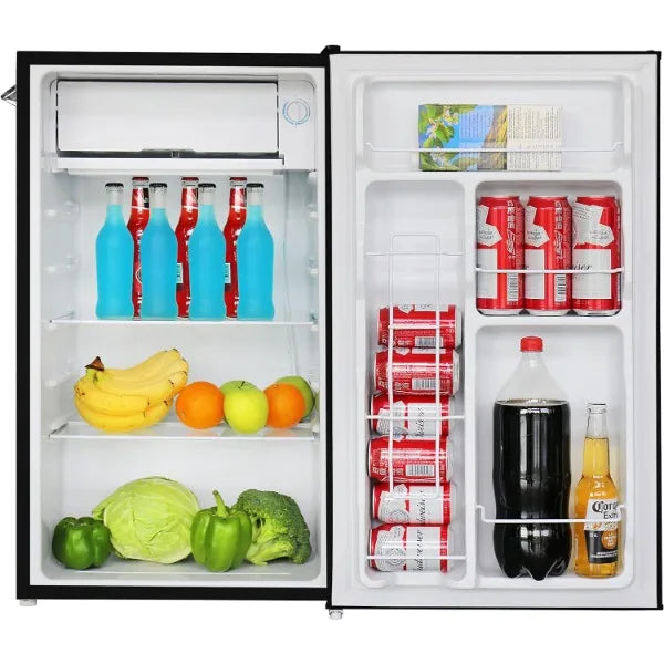 FRIGIDAIRE EFR331-BLACK 3.2 Cu ft Eraser Board Mini Compact Dorm Fridge (Black)