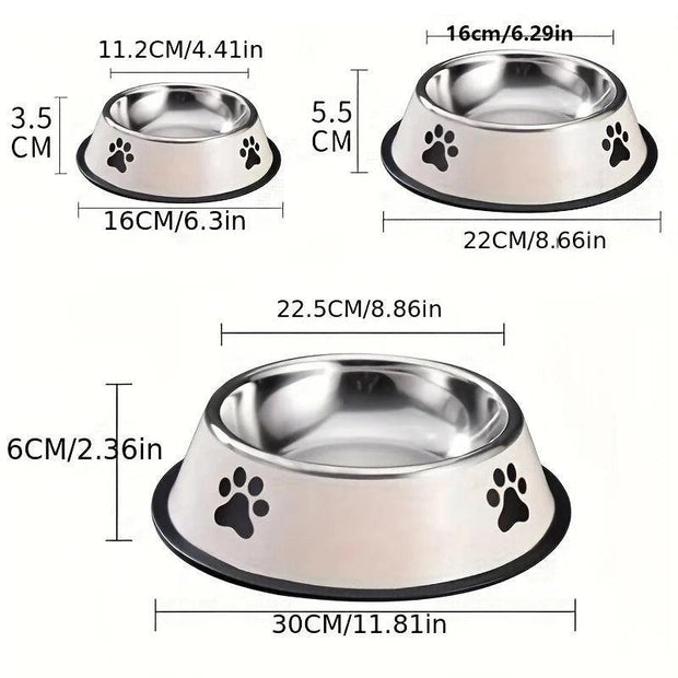 Stainless Steel Pet Dog Bowl Food Storage Container Dog Food Bowl - JNR Products