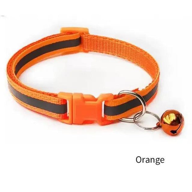 Pet Products Pet Reflective Patch Collar Cats Collar Bell Collars Pet Luminous Collars - JNR Products