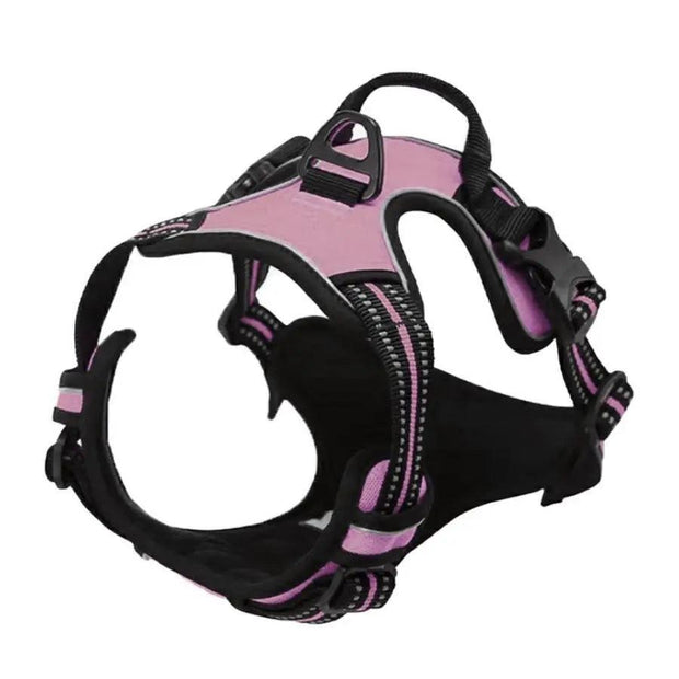 No Pull Dog Harness Front Clip Heavy Duty Reflective Easy Control Handle for Large Dog Walking - JNR Products