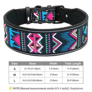 Reflective Puppy Big Dog Collar Adjustable Wide Pet Collars With Buckle For Small Medium Large Dogs - JNR Products