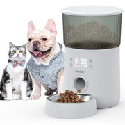 Iseebiz 3L Automatic Pet Feeder With Voice Record Pets Food Bowl For Medium Small Dog Cat - JNR Products