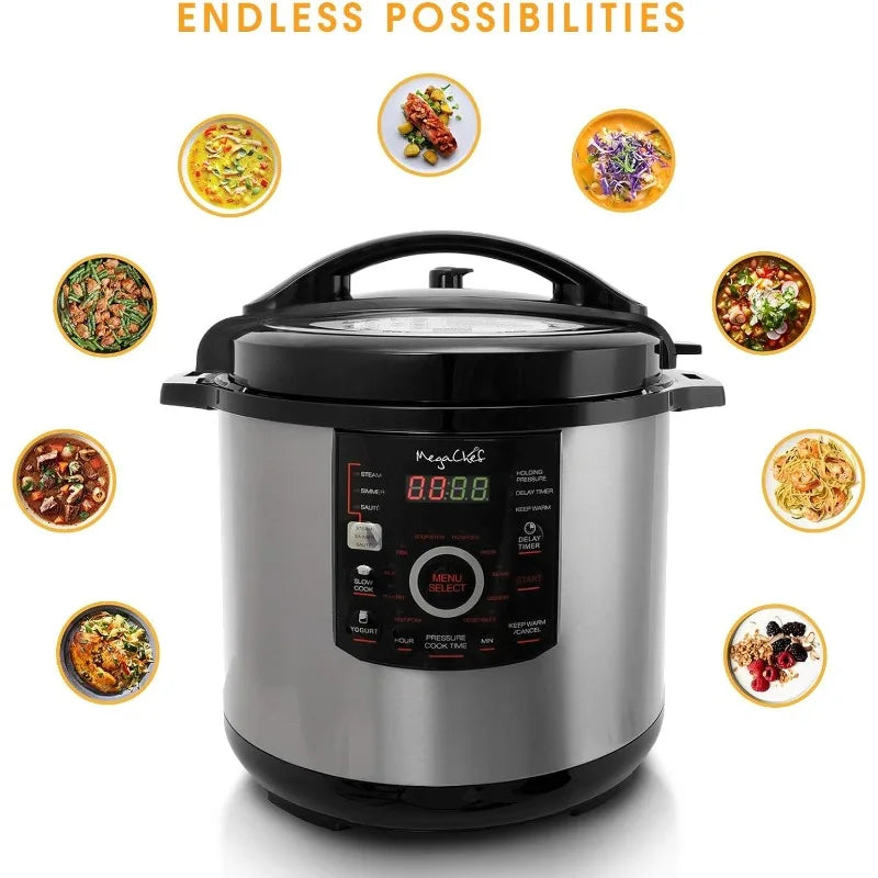 MegaChef 6 Quart Electric Pressure Cooker