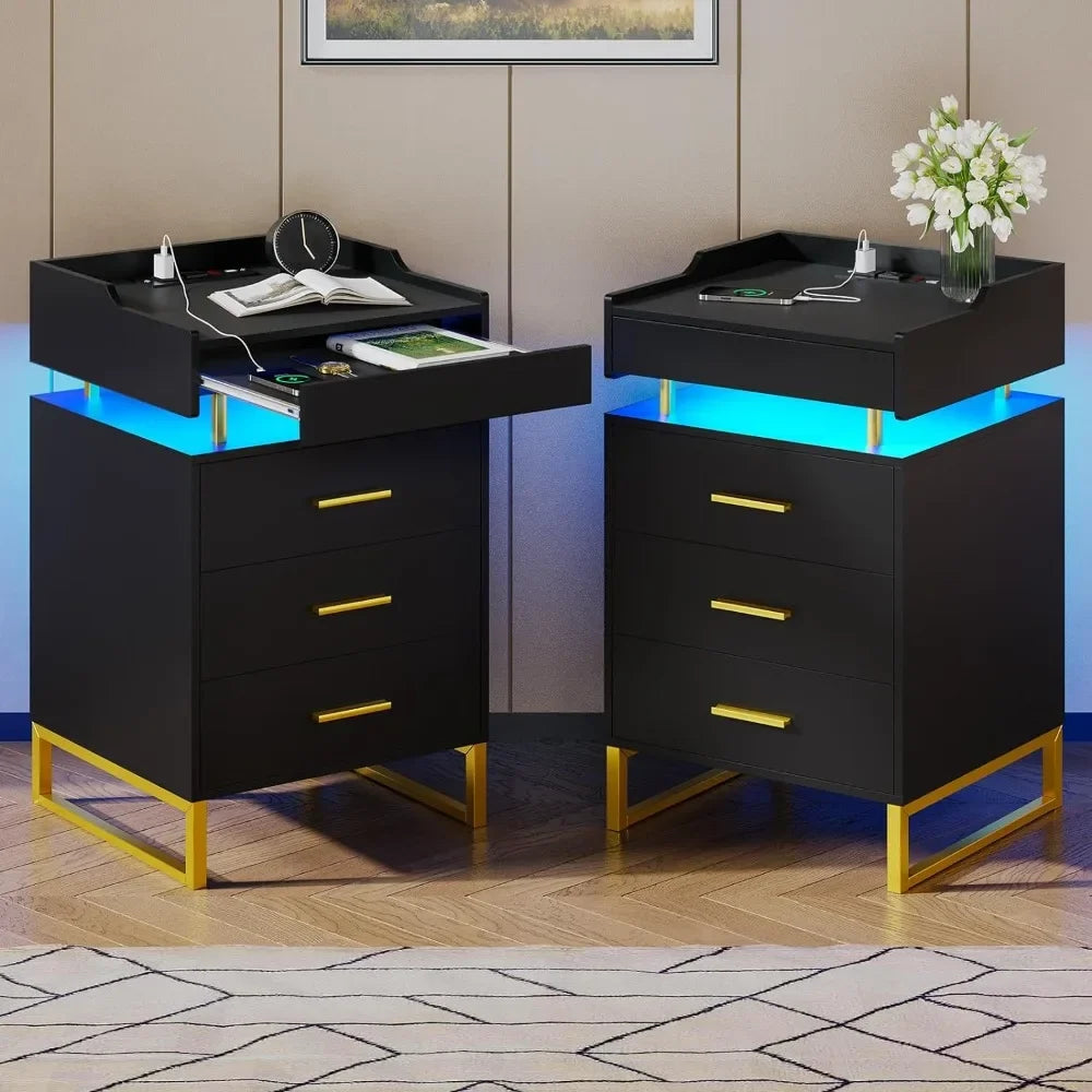 Mobile Bedside Tables for the Bedroom