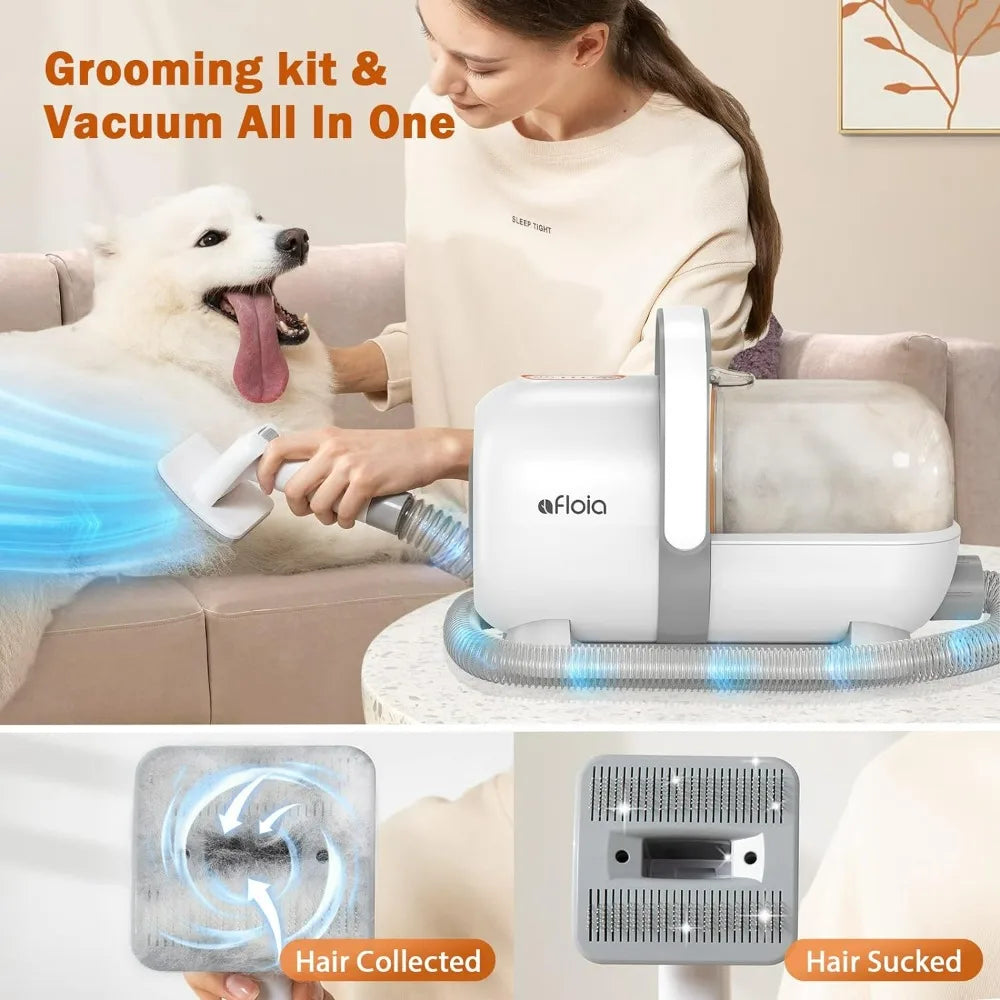 Dog Grooming Kit, Vacuum & Dog Clippers Nail Trimmer Grinder