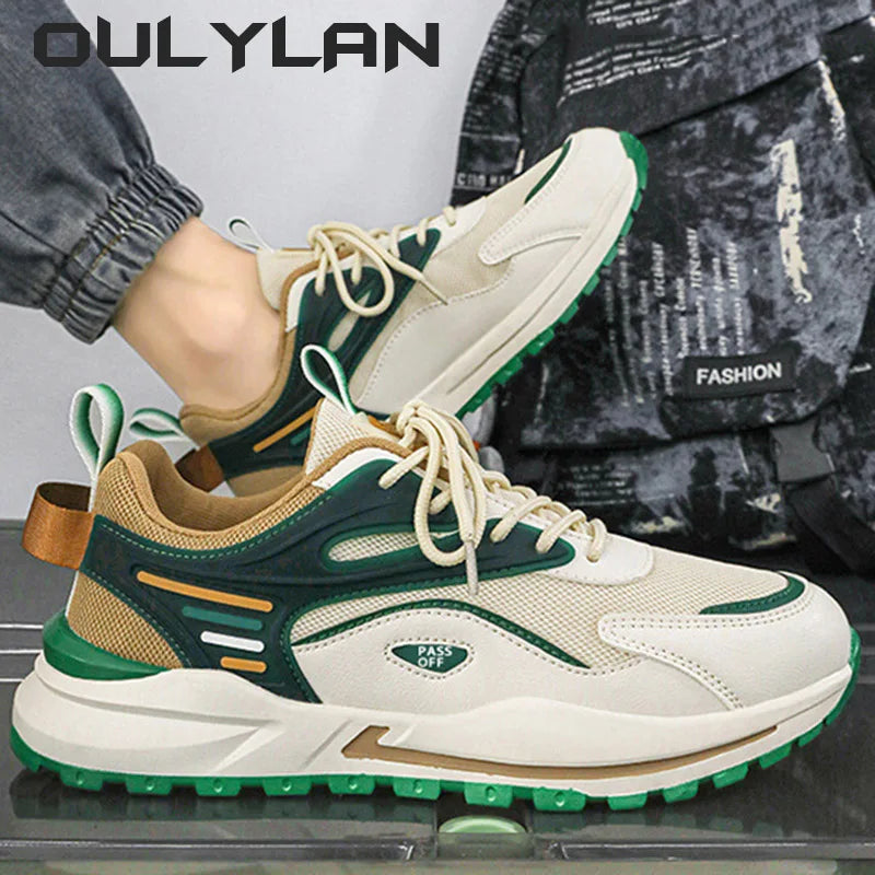 Spring Autumn Seasons Casual Sports Men's Shoes Upper Stitching