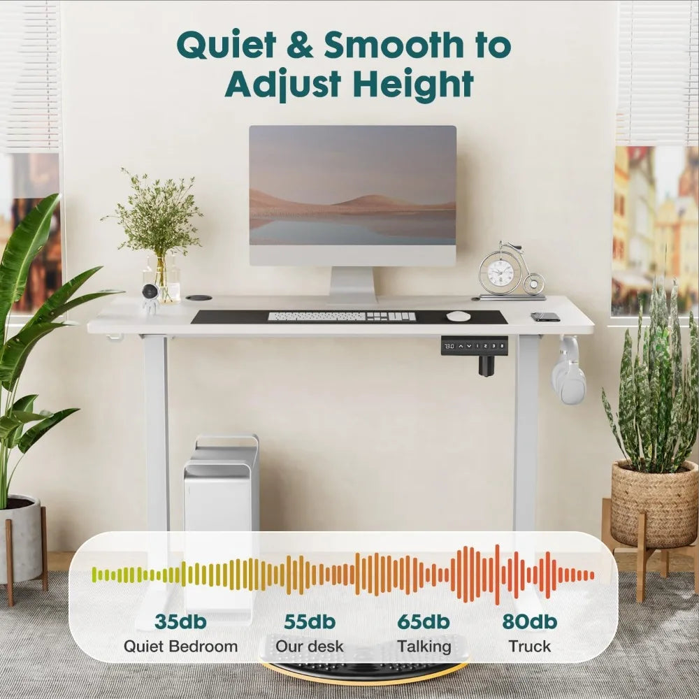 Standing Desk, Adjustable Height Electric Sit Stand Up Down