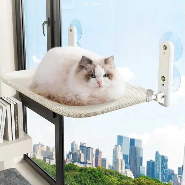 1 Pcs Foldable Cat Hammock Window Breathable Cloth Windowsill Cat Bed - JNR Products