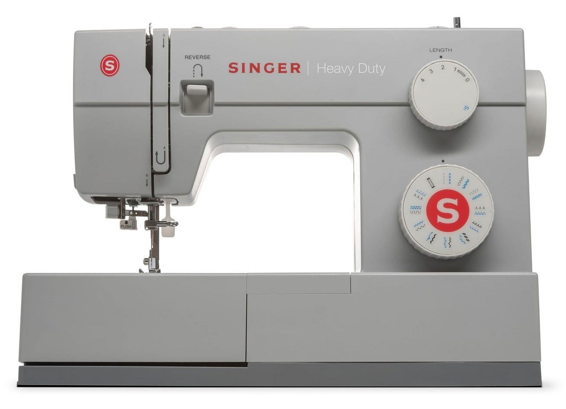 SINGER® Heavy Duty 44S Mechanical Sewing Machine, Powerful Performance, Great for All Projects & Fabrics, Four Accessory Feet included, Easy to Use, Professional Results - JNR Products