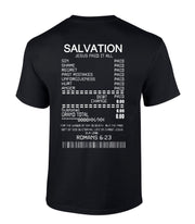 Salvation Jesus Paid It All Receipt Romans 6:23 Bible Scripture Mens Christian Tshirt Jesus Cross Short Sleeve T-shirt Graphic Tee-Black-large - JNR Products