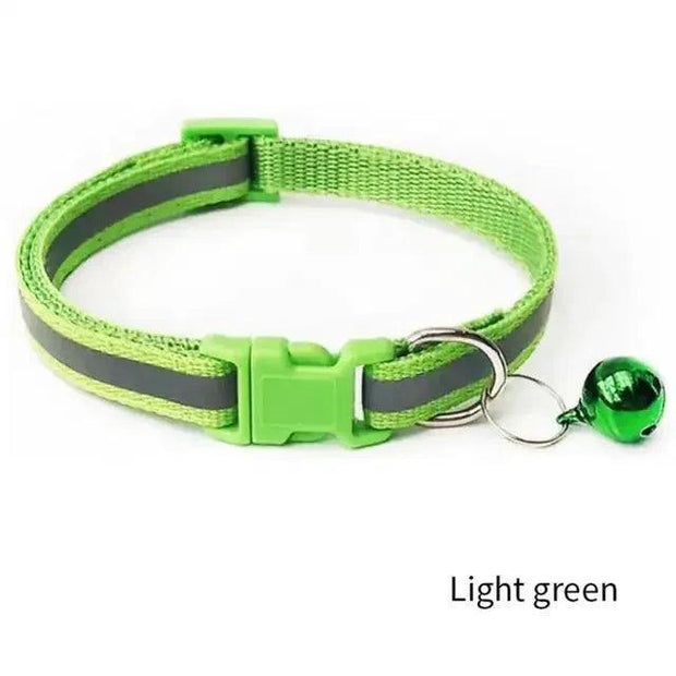 Pet Products Pet Reflective Patch Collar Cats Collar Bell Collars Pet Luminous Collars - JNR Products