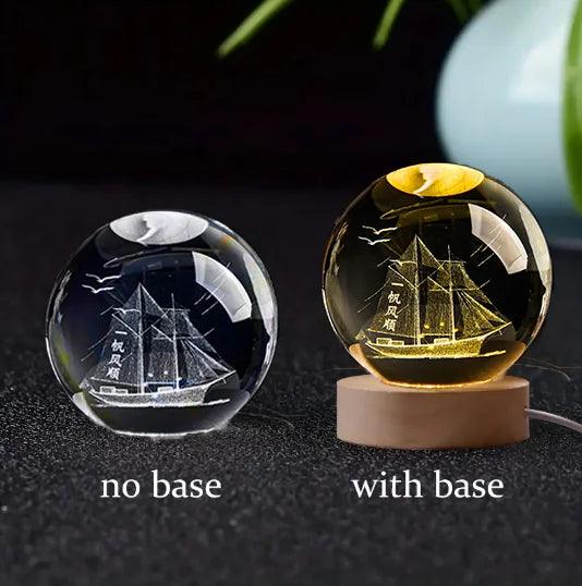 Engraved Solar System Globe Astronomy Birthday Gift Home Desktop Decoration - JNR Products