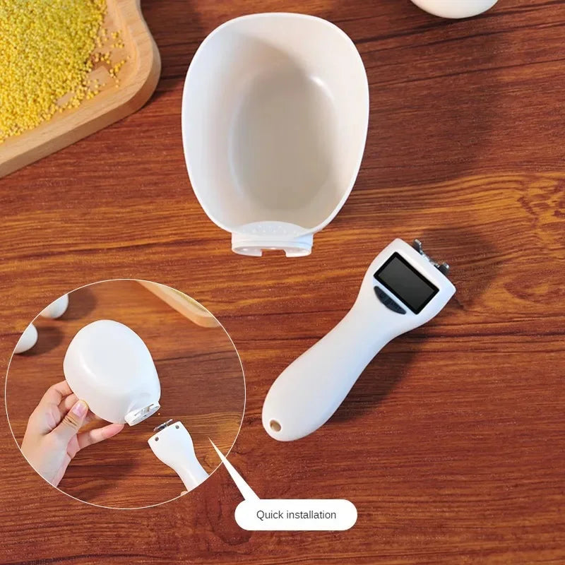 Pet Food Measuring Scoop Electronic Dog Cat Food