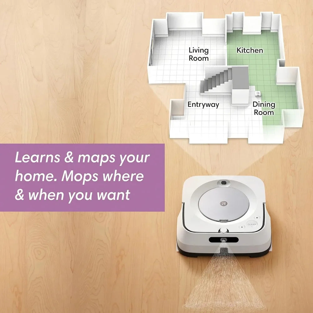 Smart Mapping, Ideal for Multiple Rooms, Recharges and Resumes, White