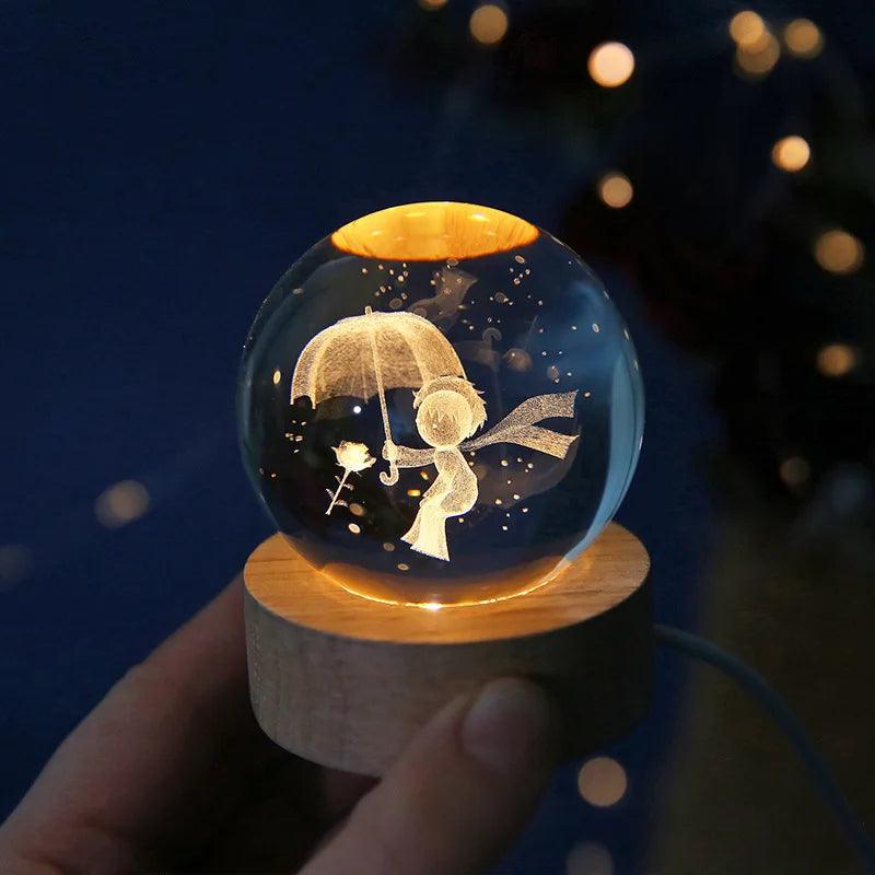 Engraved Solar System Globe Astronomy Birthday Gift Home Desktop Decoration - JNR Products