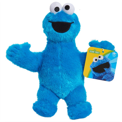 Sesame Street Friends 8-inch Cookie Monster Sustainable Plush Stuffed Animal Baby and Toddler Toys - JNR Products