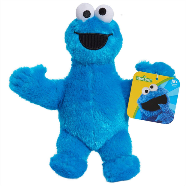 Sesame Street Friends 8-inch Cookie Monster Sustainable Plush Stuffed Animal Baby and Toddler Toys - JNR Products