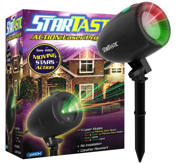 Startastic Laser Projector Lights Outdoor Indoor Holiday Star Lights for Christmas New Years Waterproof - JNR Products