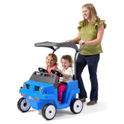 Step2 Side-by-Side Push Around SUV Blue Two-Seater Stroller Push Car for Toddlers - JNR Products