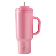 TAL Stainless Steel Hudson Tumbler with Straw 40 fl oz, Shimmering Pink - JNR Products