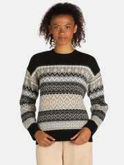 Time and Tru Women's and Women's Plus Fair Isle Pullover Sweater, Midweight, Sizes XS-4X - JNR Products