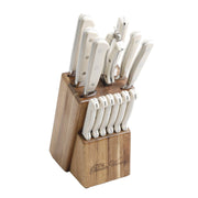 The Pioneer Woman Frontier Collection 14-Piece Cutlery Set with Wood Block, Rosewood - JNR Products