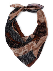 Time and Tru Women's Print Scarf, Black Multi-Color - JNR Products