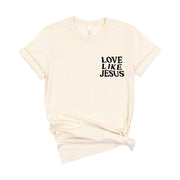 Verita Culture Women's Love Like Jesus Christian Graphic Short Sleeve Tee T-shirt - JNR Products