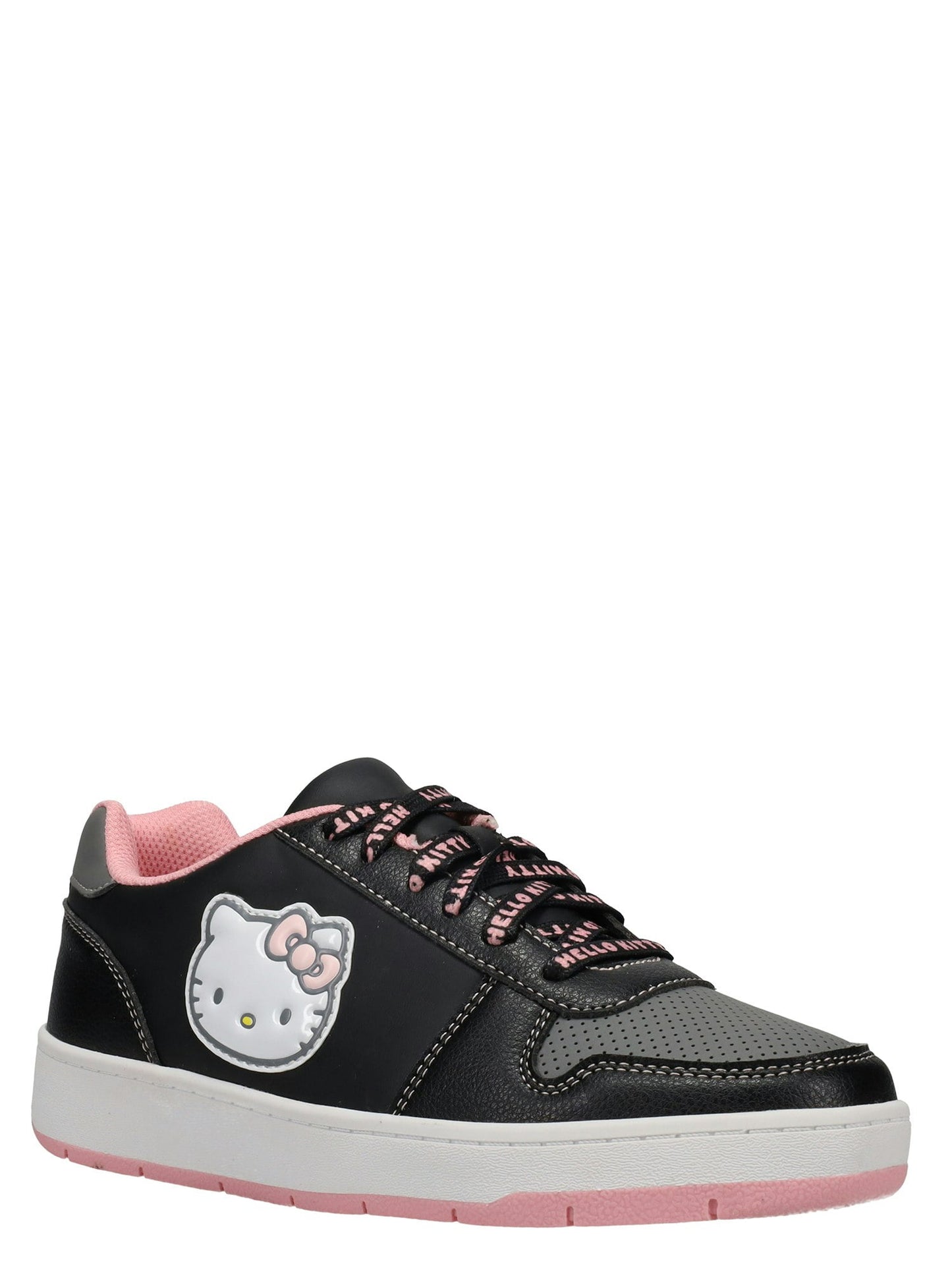 Hello Kitty by Sanrio Women's Pink Casual Court Sneakers, Sizes 6-11, Regular Width - JNR Products