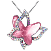 Xuemjiao Necklaces for Women Butterfly Crystal Necklace with Premium Birthstone Crystal Jewelry Gifts for Women Necklace (L,One Size) - JNR Products