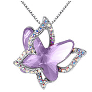 Xuemjiao Necklaces for Women Butterfly Crystal Necklace with Premium Birthstone Crystal Jewelry Gifts for Women Necklace (L,One Size) - JNR Products